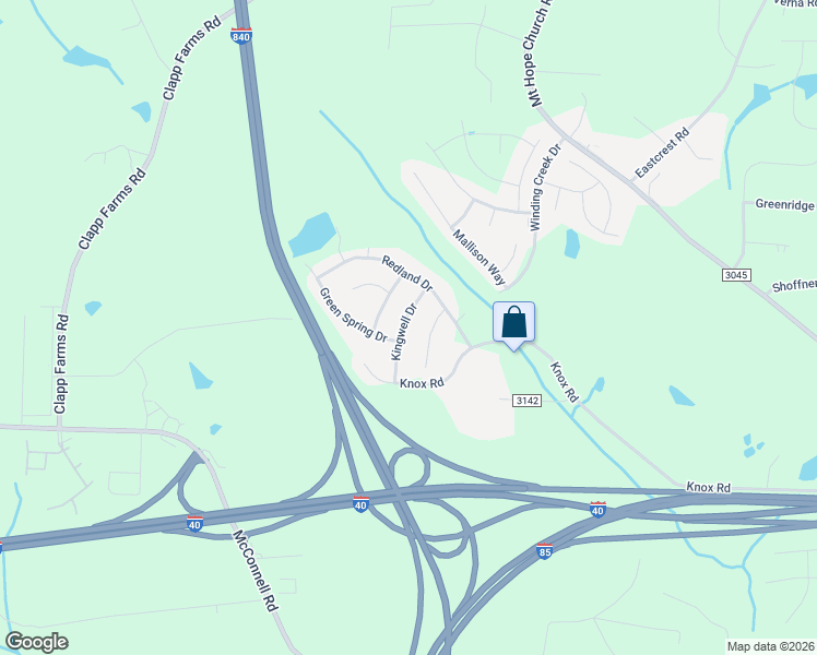 map of restaurants, bars, coffee shops, grocery stores, and more near 4812 Kingwell Drive in McLeansville