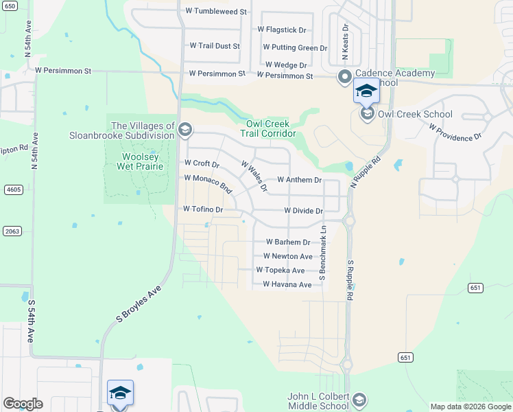 map of restaurants, bars, coffee shops, grocery stores, and more near 4529 West Divide Drive in Fayetteville