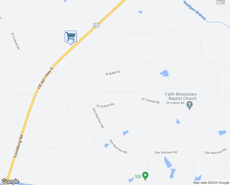 map of restaurants, bars, coffee shops, grocery stores, and more near 165 Northdale Court in Louisburg