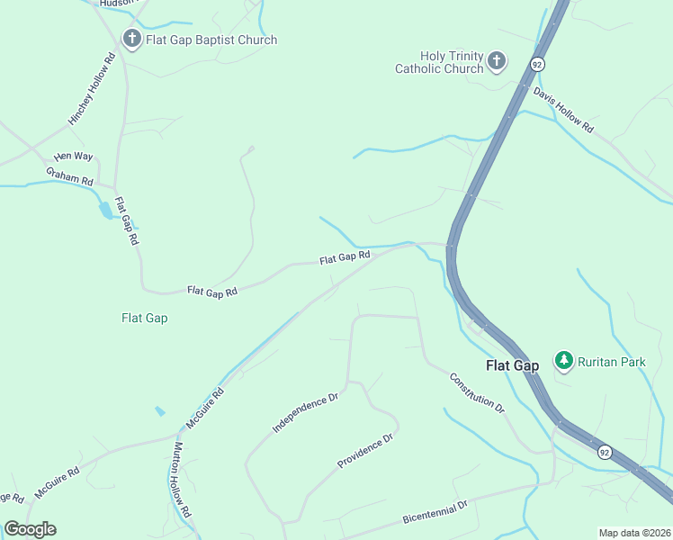 map of restaurants, bars, coffee shops, grocery stores, and more near 480 McGuire Road in New Market
