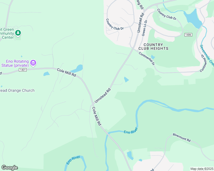 map of restaurants, bars, coffee shops, grocery stores, and more near 3118 Umstead Road in Durham