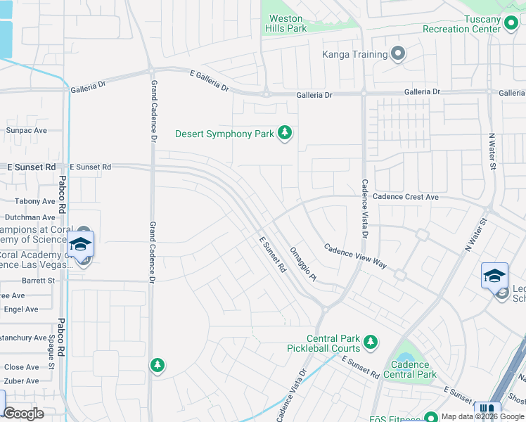 map of restaurants, bars, coffee shops, grocery stores, and more near 803 Watford Place in Henderson