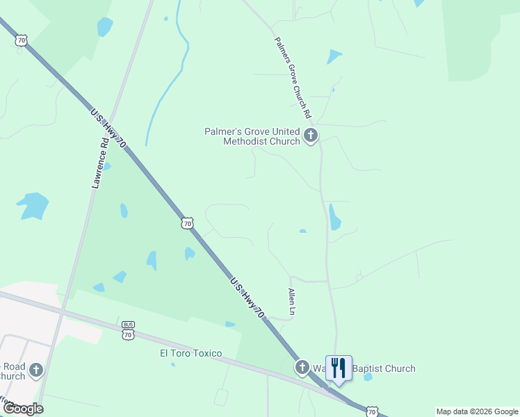map of restaurants, bars, coffee shops, grocery stores, and more near 530 Firefly Ridge Lane in Hillsborough