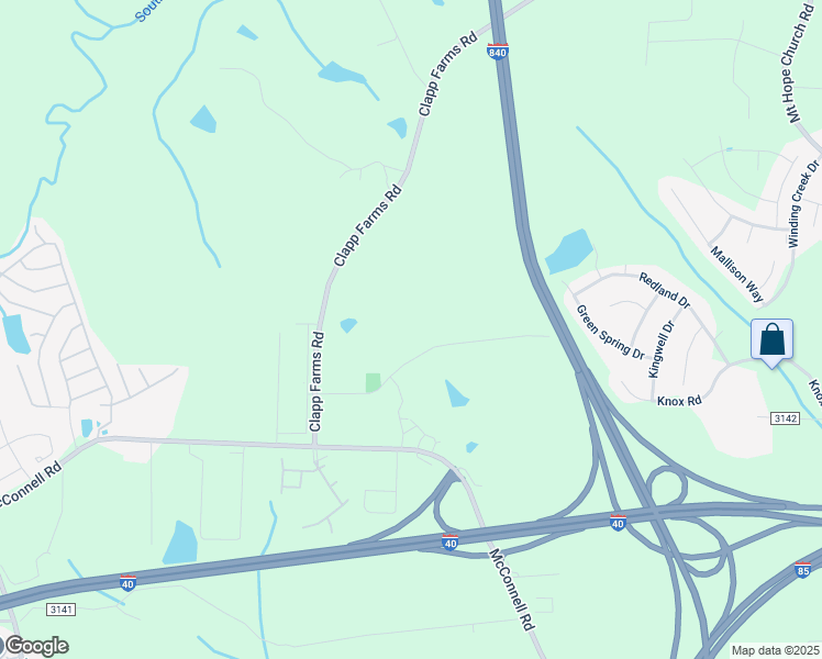 map of restaurants, bars, coffee shops, grocery stores, and more near 4721 Old School Road in Greensboro