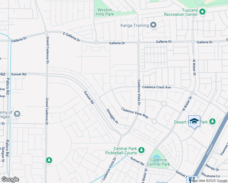 map of restaurants, bars, coffee shops, grocery stores, and more near 796 Cadence View Way in Henderson