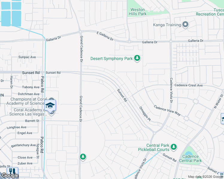 map of restaurants, bars, coffee shops, grocery stores, and more near 838 Cottonwood Hill Place in Henderson