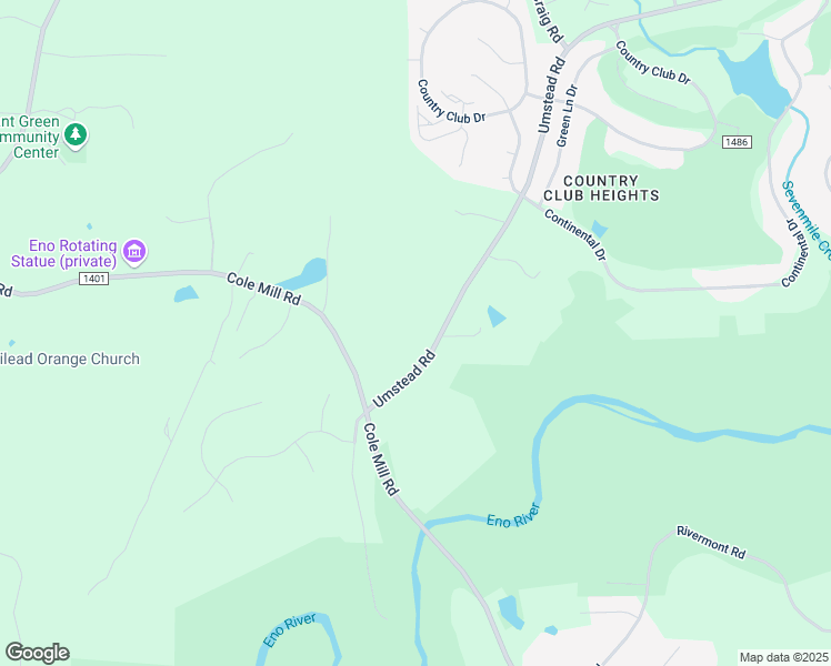 map of restaurants, bars, coffee shops, grocery stores, and more near 3118 Umstead Road in Durham