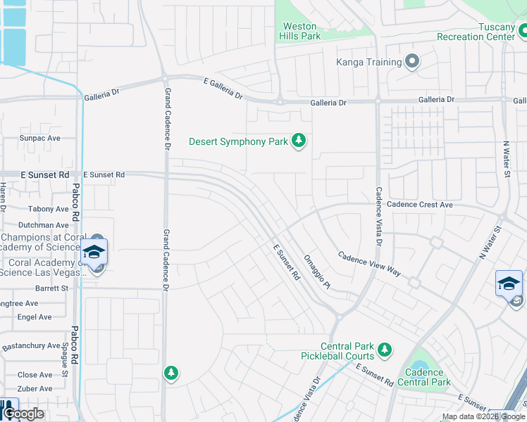 map of restaurants, bars, coffee shops, grocery stores, and more near 835 Jigglypuff Place in Henderson
