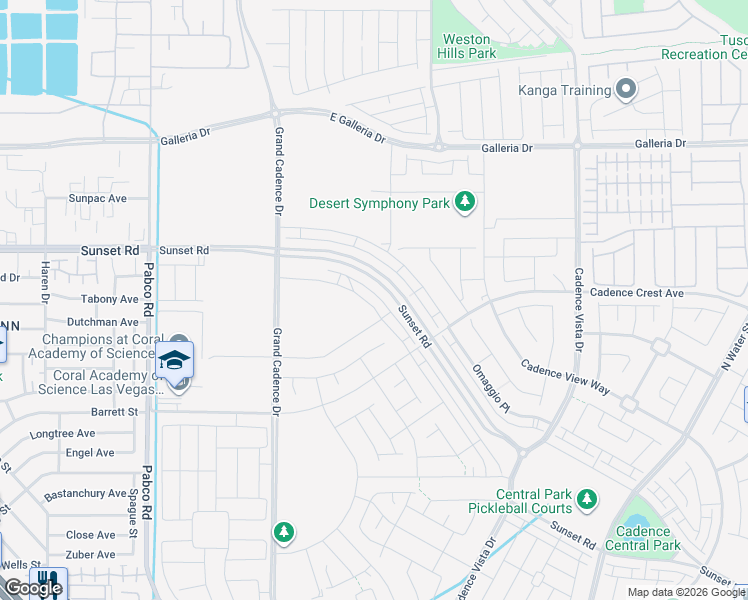 map of restaurants, bars, coffee shops, grocery stores, and more near 846 Cottonwood Hill Place in Henderson