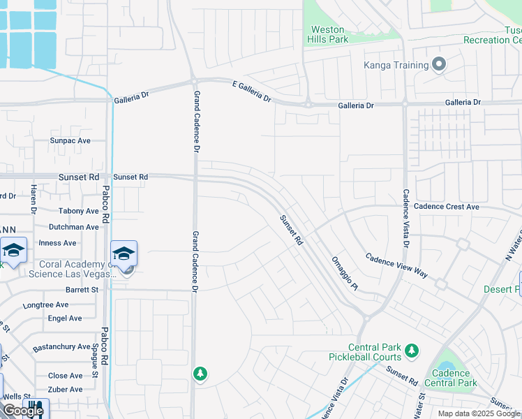 map of restaurants, bars, coffee shops, grocery stores, and more near 850 Cottonwood Hill Place in Henderson