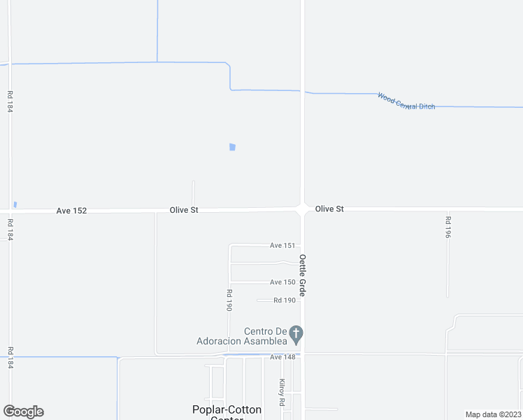 map of restaurants, bars, coffee shops, grocery stores, and more near 18900 Olive Street in Porterville