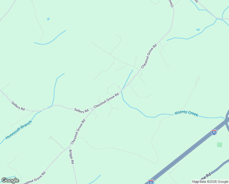 map of restaurants, bars, coffee shops, grocery stores, and more near 964 Chestnut Grove Road in Dandridge