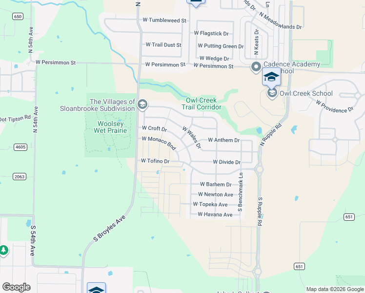 map of restaurants, bars, coffee shops, grocery stores, and more near 4603 West Croft Drive in Fayetteville