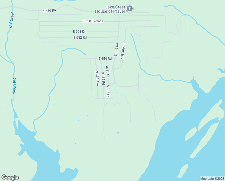map of restaurants, bars, coffee shops, grocery stores, and more near 65663 South 336 Road in Chouteau