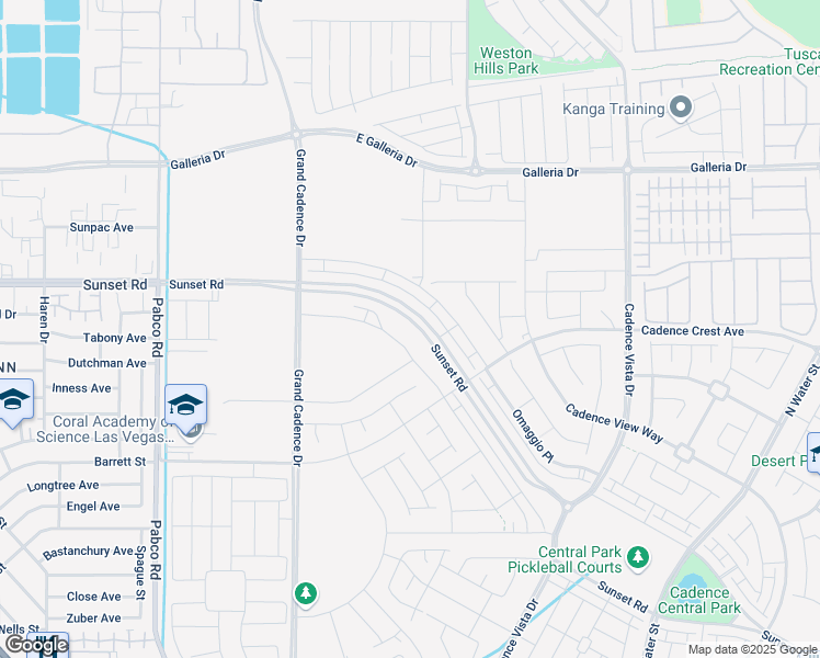 map of restaurants, bars, coffee shops, grocery stores, and more near 594 Celebratory Place in Henderson