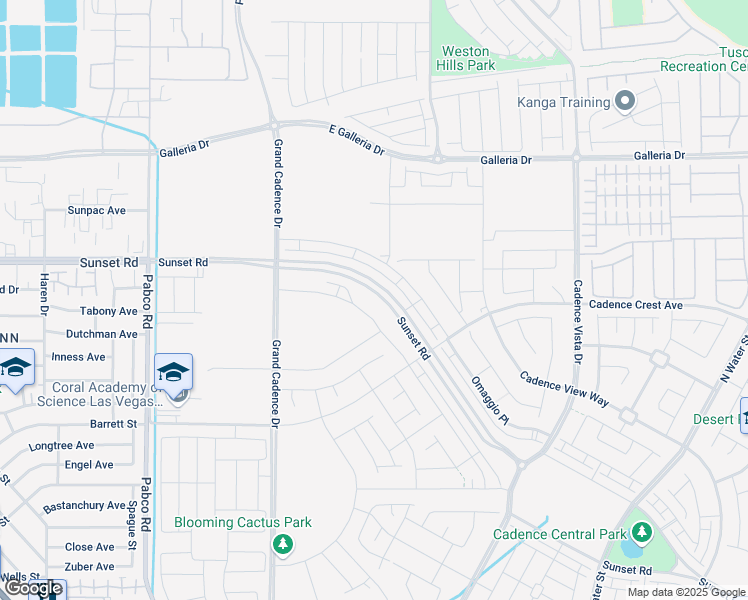 map of restaurants, bars, coffee shops, grocery stores, and more near 590 Celebratory Place in Henderson