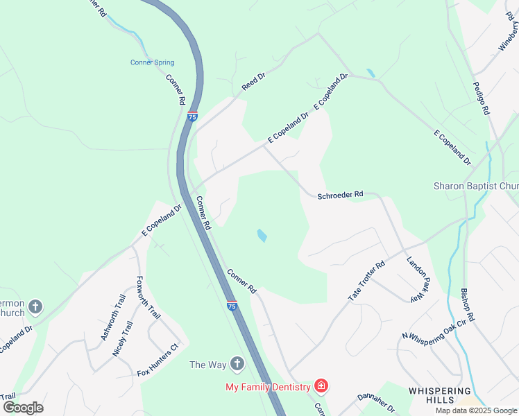 map of restaurants, bars, coffee shops, grocery stores, and more near 8289 Schroeder Road in Powell