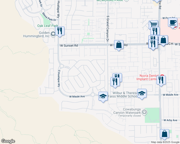 map of restaurants, bars, coffee shops, grocery stores, and more near 9987 Amethyst Hills Avenue in Las Vegas