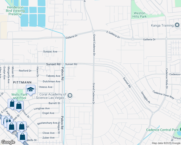 map of restaurants, bars, coffee shops, grocery stores, and more near 113 Charlie Chase Avenue in Henderson