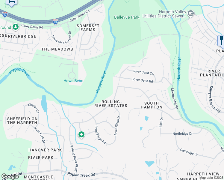 map of restaurants, bars, coffee shops, grocery stores, and more near in Nashville