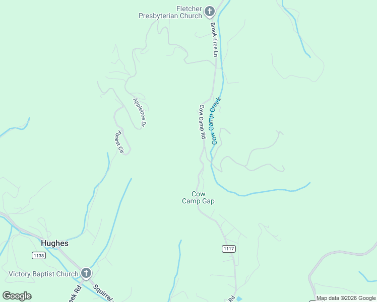 map of restaurants, bars, coffee shops, grocery stores, and more near 2680 Cow Camp Road in Newland