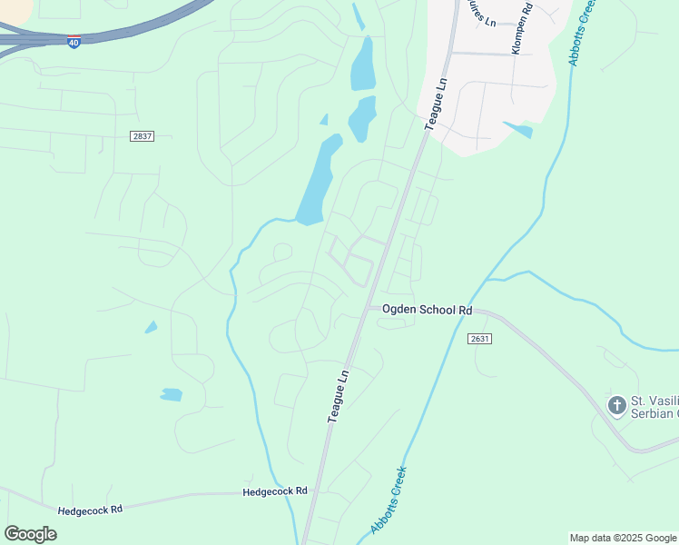 map of restaurants, bars, coffee shops, grocery stores, and more near 1683 Coopers Hawk Drive in Kernersville