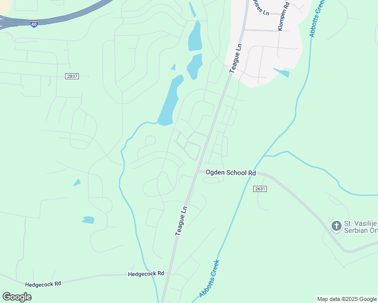map of restaurants, bars, coffee shops, grocery stores, and more near 1676 Coopers Hawk Drive in Kernersville