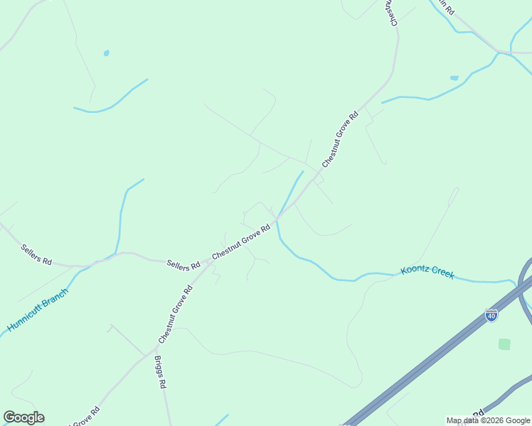 map of restaurants, bars, coffee shops, grocery stores, and more near 964 Chestnut Grove Road in Dandridge