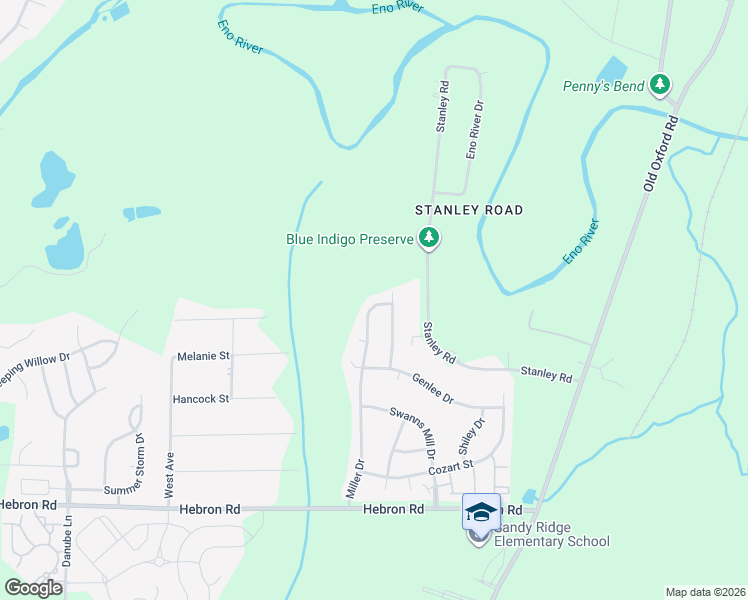 map of restaurants, bars, coffee shops, grocery stores, and more near 5019 Miller Drive in Durham