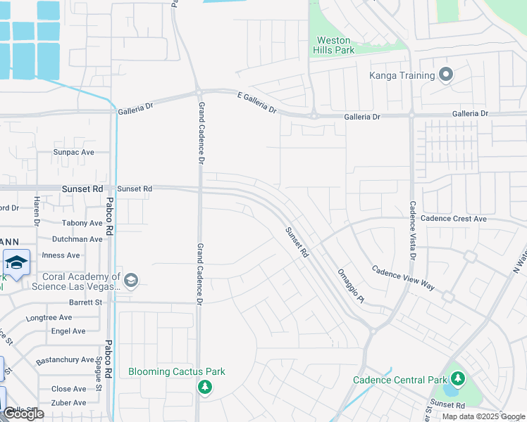 map of restaurants, bars, coffee shops, grocery stores, and more near 582 Celebratory Place in Henderson