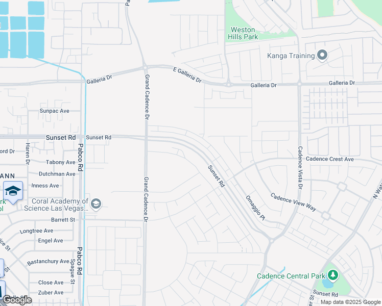 map of restaurants, bars, coffee shops, grocery stores, and more near 580 Celebratory Place in Henderson