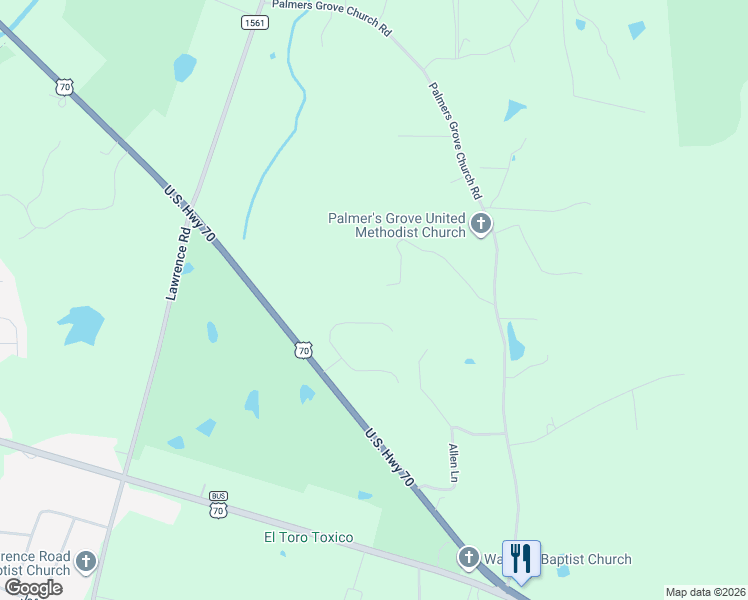 map of restaurants, bars, coffee shops, grocery stores, and more near 530 Firefly Ridge Lane in Hillsborough