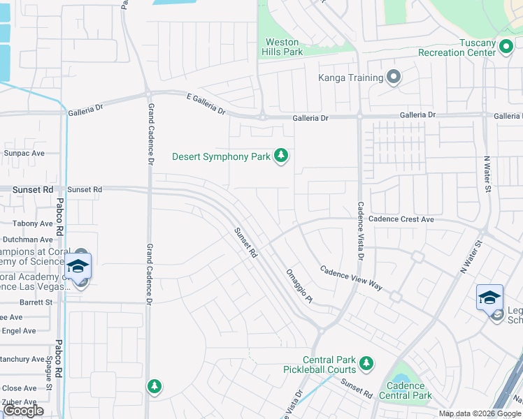 map of restaurants, bars, coffee shops, grocery stores, and more near 829 Stepney Place in Henderson