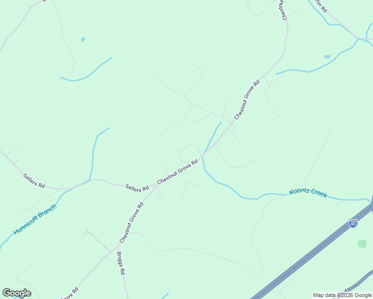 map of restaurants, bars, coffee shops, grocery stores, and more near 950 Chestnut Grove Road in Dandridge