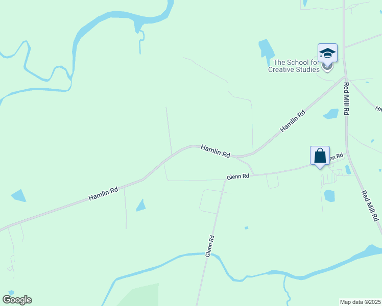 map of restaurants, bars, coffee shops, grocery stores, and more near 2920 Hamlin Road in Durham