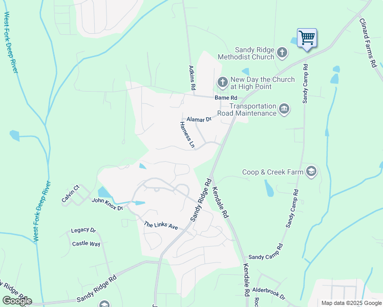 map of restaurants, bars, coffee shops, grocery stores, and more near 2140 Rosemont Drive in Colfax