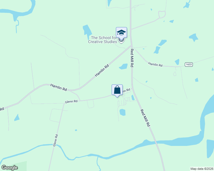 map of restaurants, bars, coffee shops, grocery stores, and more near 3308 Hamlin Road in Durham