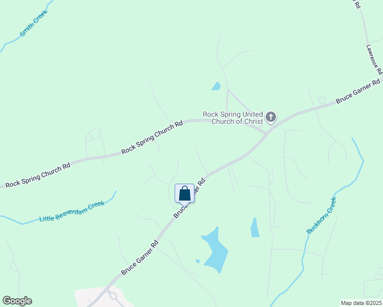 map of restaurants, bars, coffee shops, grocery stores, and more near 1207 Pond Side Drive in Creedmoor