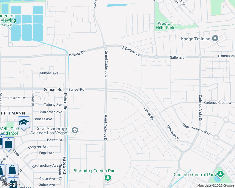 map of restaurants, bars, coffee shops, grocery stores, and more near 534 Celebratory Place in Henderson