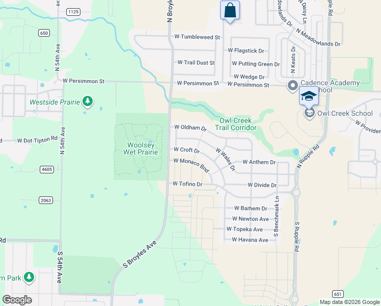 map of restaurants, bars, coffee shops, grocery stores, and more near 4715 West Wales Drive in Fayetteville