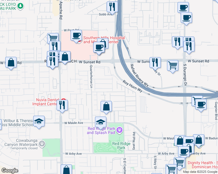 map of restaurants, bars, coffee shops, grocery stores, and more near 9080 Nostrand Avenue in Las Vegas
