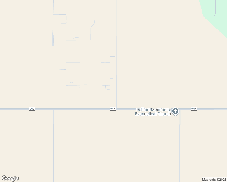 map of restaurants, bars, coffee shops, grocery stores, and more near Ranch Road 297 in Dalhart