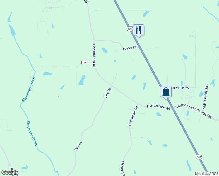 map of restaurants, bars, coffee shops, grocery stores, and more near 3008 Fish Brandon Rd in Yadkinville