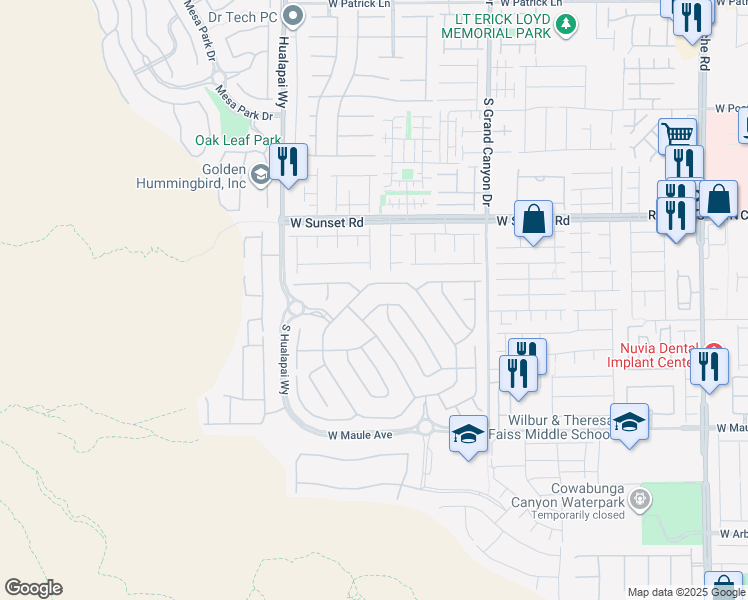 map of restaurants, bars, coffee shops, grocery stores, and more near 10096 Amethyst Hills Avenue in Las Vegas