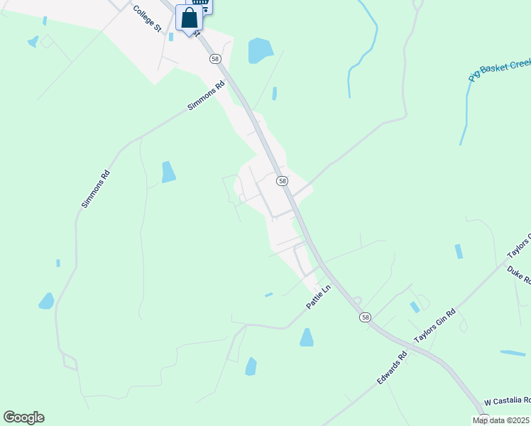 map of restaurants, bars, coffee shops, grocery stores, and more near in Nash County