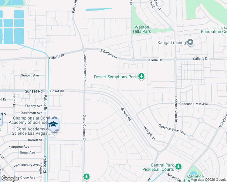 map of restaurants, bars, coffee shops, grocery stores, and more near 885 Watford Place in Henderson