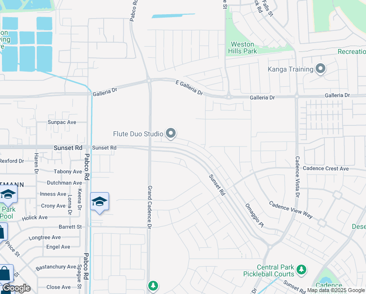map of restaurants, bars, coffee shops, grocery stores, and more near 913 Jigglypuff Place in Henderson