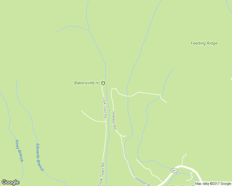 map of restaurants, bars, coffee shops, grocery stores, and more near 942 Hobson Road in Bakersville