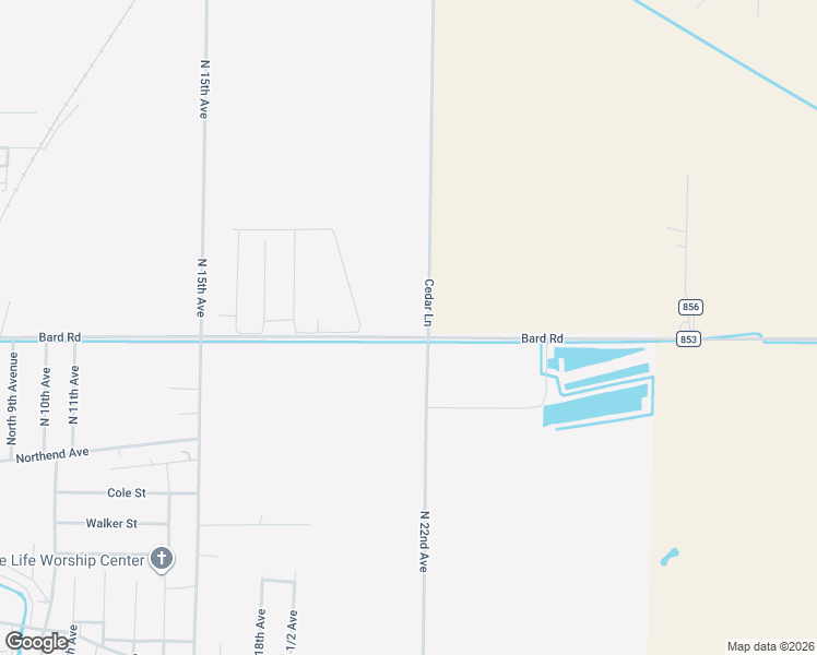 map of restaurants, bars, coffee shops, grocery stores, and more near 2600 Bard Road in Paragould