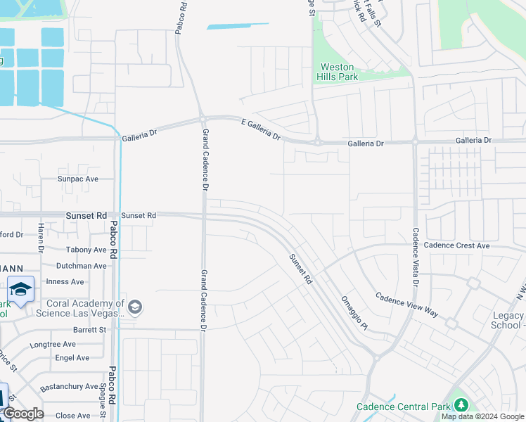 map of restaurants, bars, coffee shops, grocery stores, and more near 899 Watford Place in Henderson